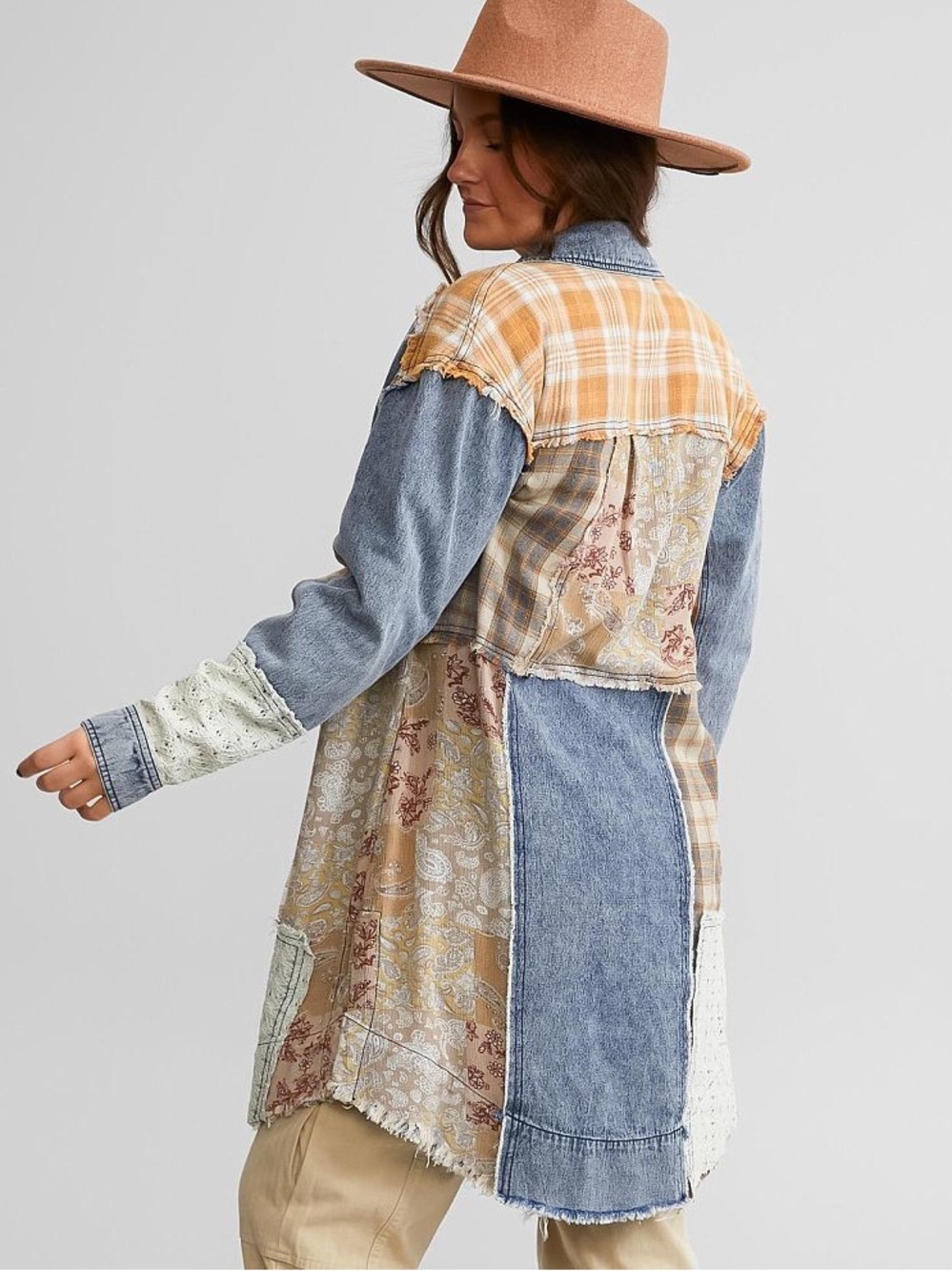 gimmicks by BKE patchwork jacket - Picture 4 of 8